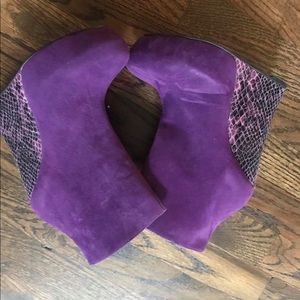 Purple. Bootie